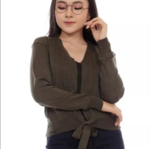 Chalea Cardigan Rajut kekinian - Cardigan Rajut Tali Kekinian - Cardigan Rajut Al size model terbaru