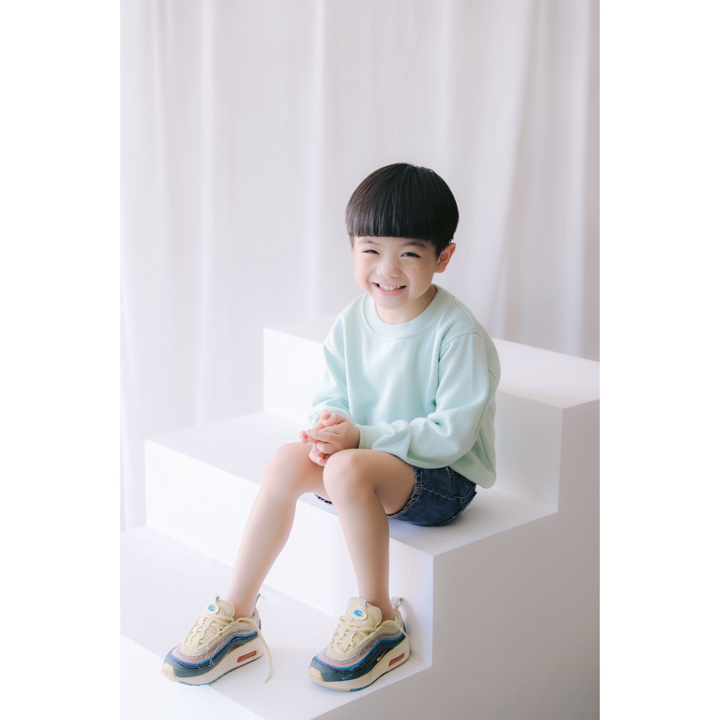 HOODIE GOODIE Kids Sweater Mint