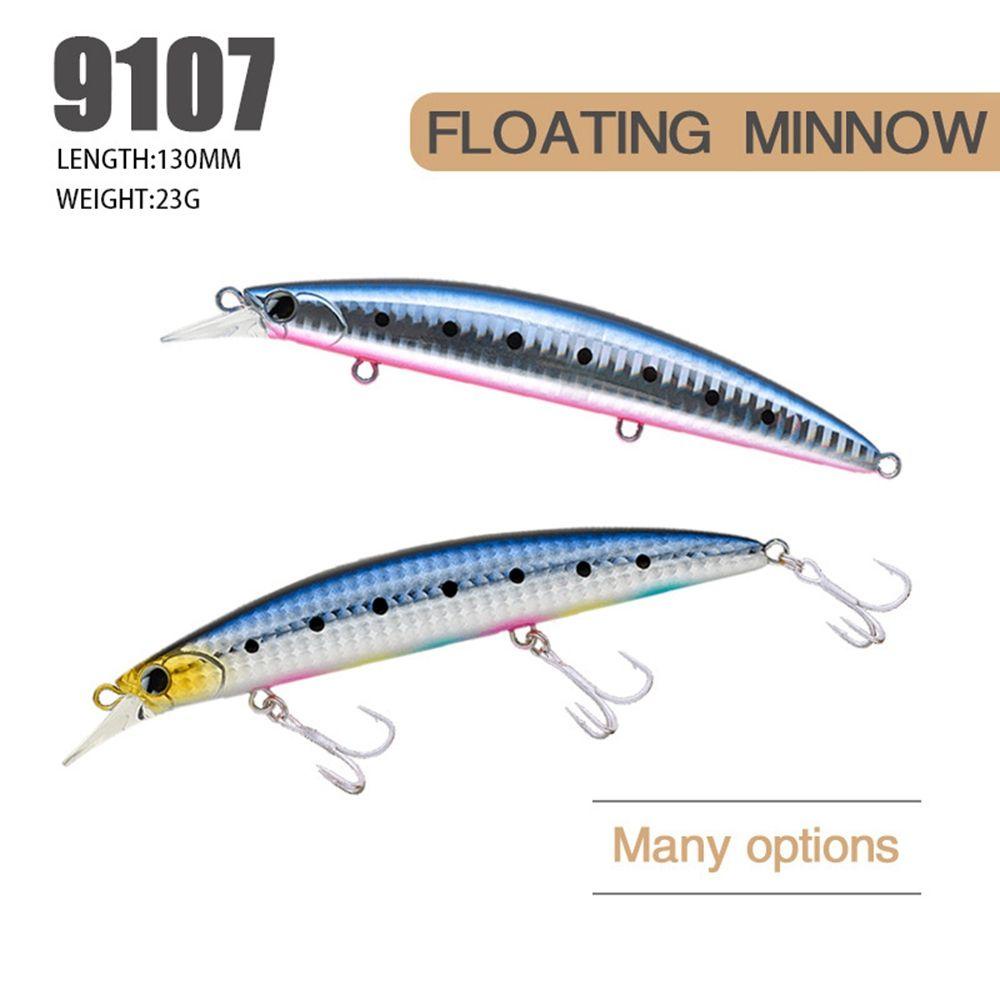 Top FloatingMinnow Baits Baits Bermanfaat Crankbaits Tackle 130mm/23g Umpan Casting Panjang