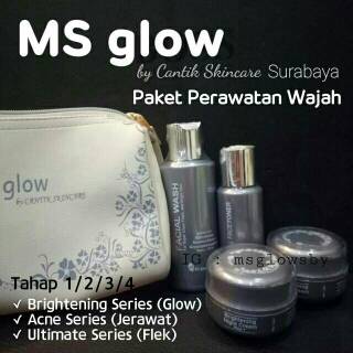 READY STOCK Paket Krim Wajah MS Glow by Cantik Skincare 