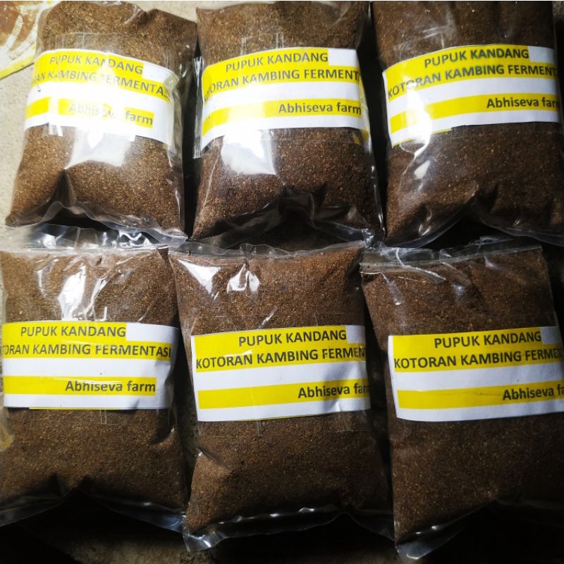 Pupuk kandang kotoran kambing fermentasi