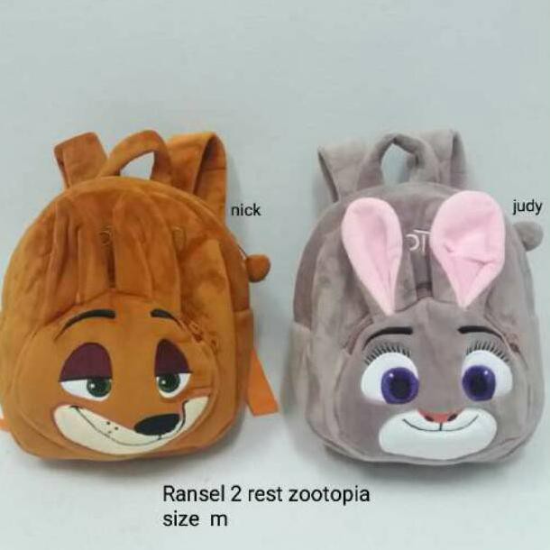 Tas Ransel / Punggung / Backpack Anak Zootopia