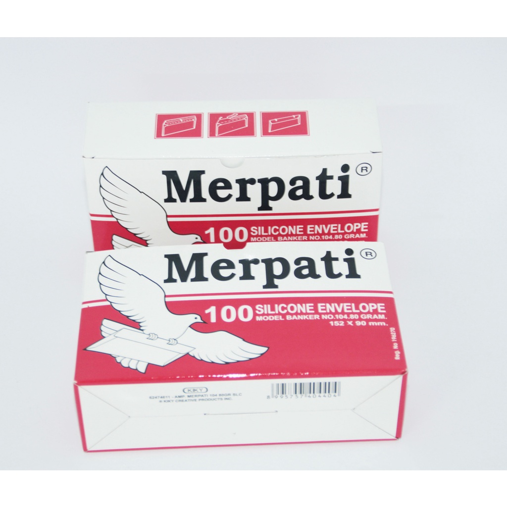 

Envelope / Amplop Kiky Merpati No.104 80Gr Isi 100 Amplop