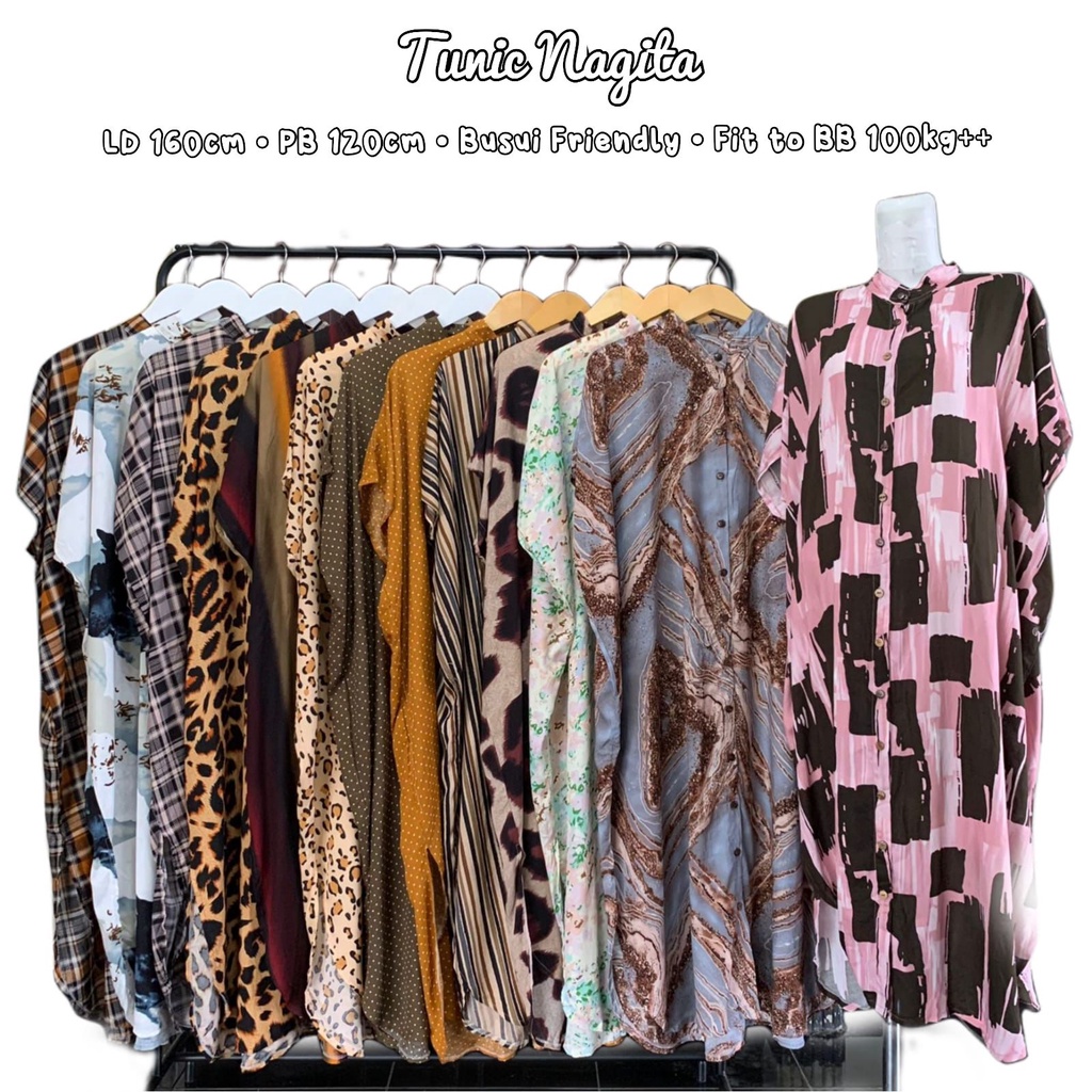 Tunic Nagita Rayon Premium BIG JUMBO