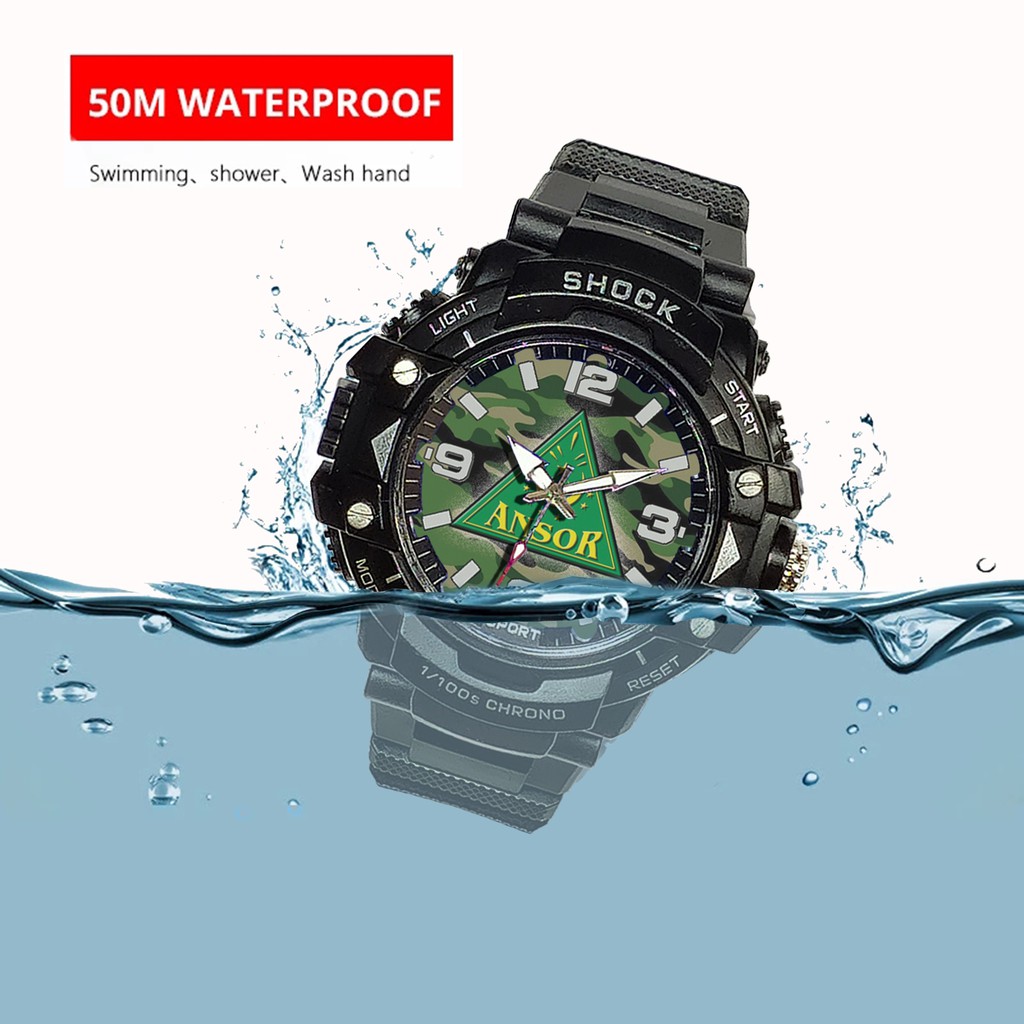 (JOS GANDOS BOS) Jam Tangan LOGO ANSOR . SPORT - 1 (Exclusive)