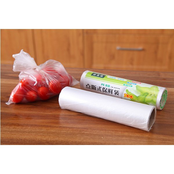 MOS KANTONG PLASTIK BUAH DAN SAYUR TRANSPARAN SUPERMARKET BUNGKUS KEMASAN