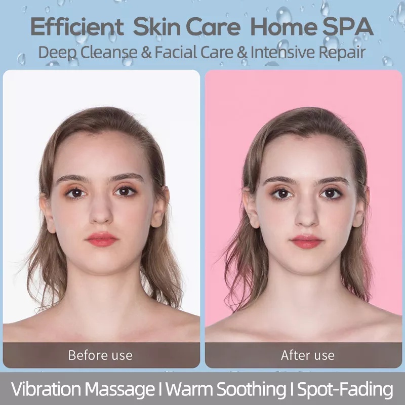 InFace Alat Setrika Wajah Pemijat Perawatan Kulit Anti Anging Facial Massage 4in 1 Massager Face Lift Device Radio Frequency LED Skin Rejuvenation Wrinkle Removal Facial Moisturizing Skin Care Tools Elektrik Getar Perawatan Kulit Cleaner Massager