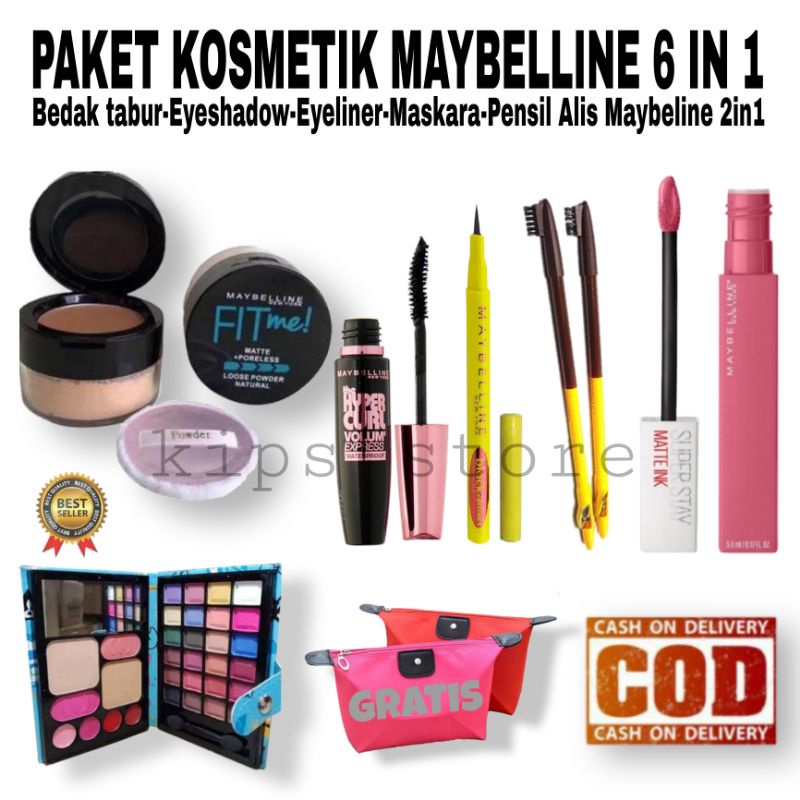 Maybelline Fit Me Paket Komplit Maybelline Fit Me Paket Makeup Maybelline Bedak Fit Me Paket bedak t