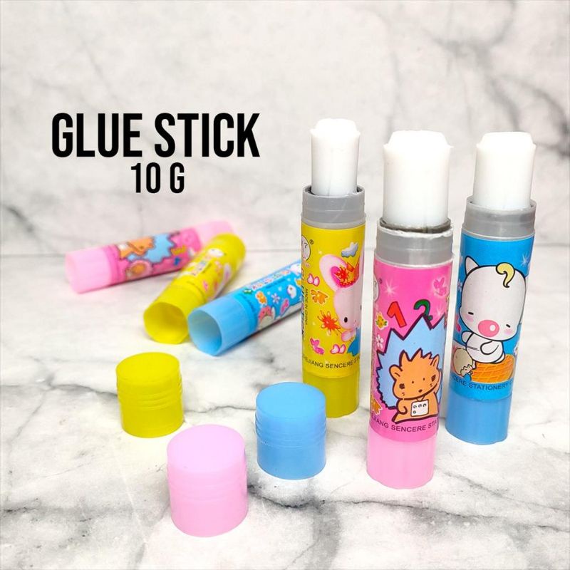 (10g) LEM KERTAS LEM STICK MURAH LEM KERTAS KECIL 10g GLUE STICK / GLUE STICK FANCY LEM KERTAS STIK