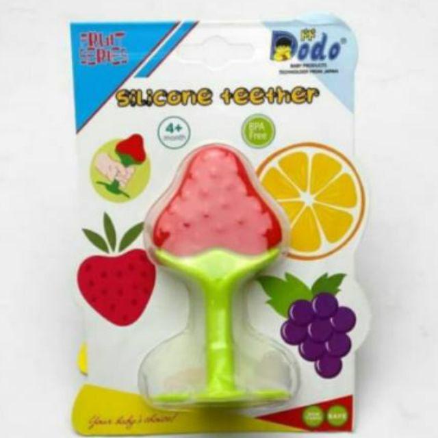 DODO Silicone Teether Fruit Series/mainan gigi bayi