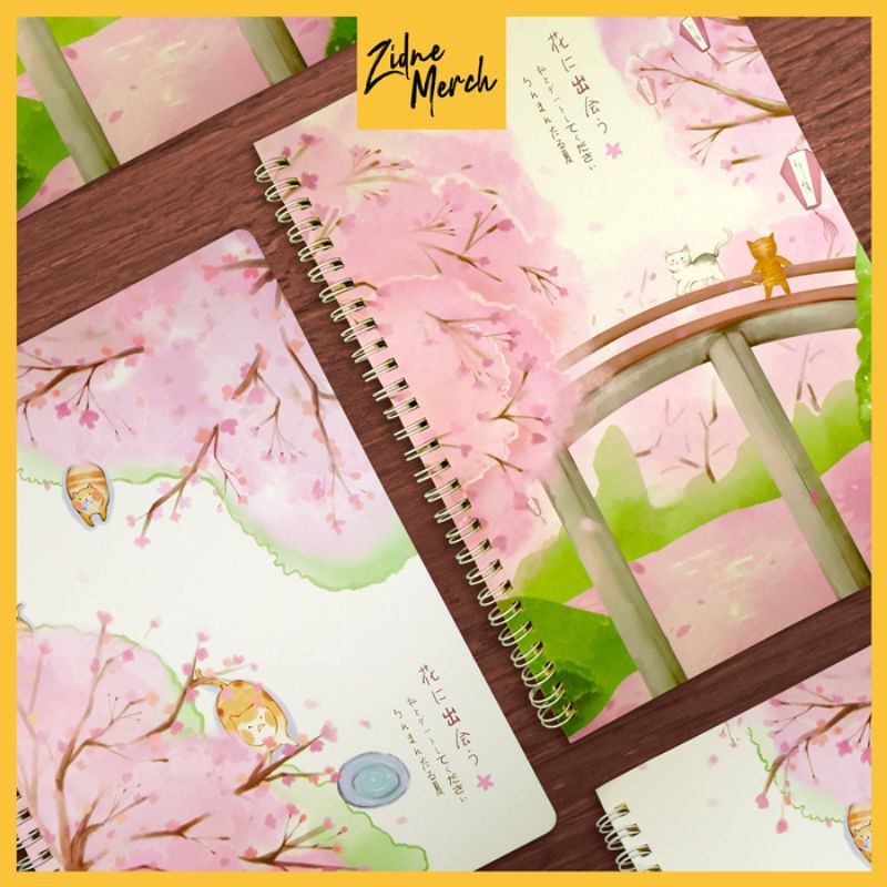 

B5 Ring Notebook / Buku Tulis Spiral Motif