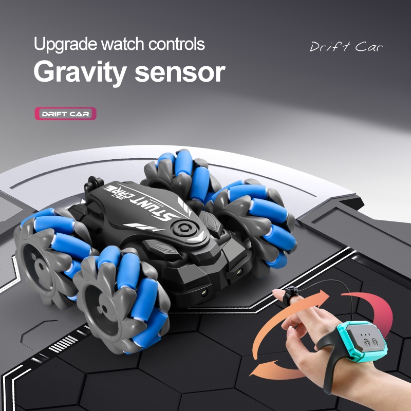 Gesture Stunt Drift 360 Derajat Mobil RC remote sensor jam tangan