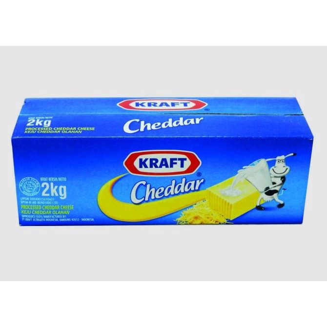 

BISA COD Keju Cheddar Kraft 1 kg Repack