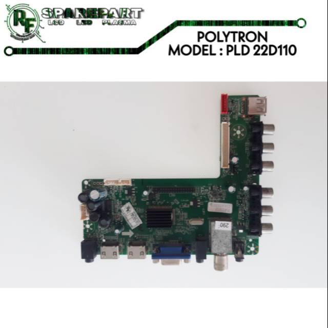 MB TV LED POLYTRON PLD22D110  Mainboard tv led polytron pld 22d110