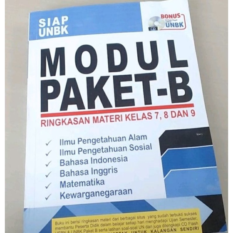 

MODUL PAKET B UNTUK DARING & ANBK