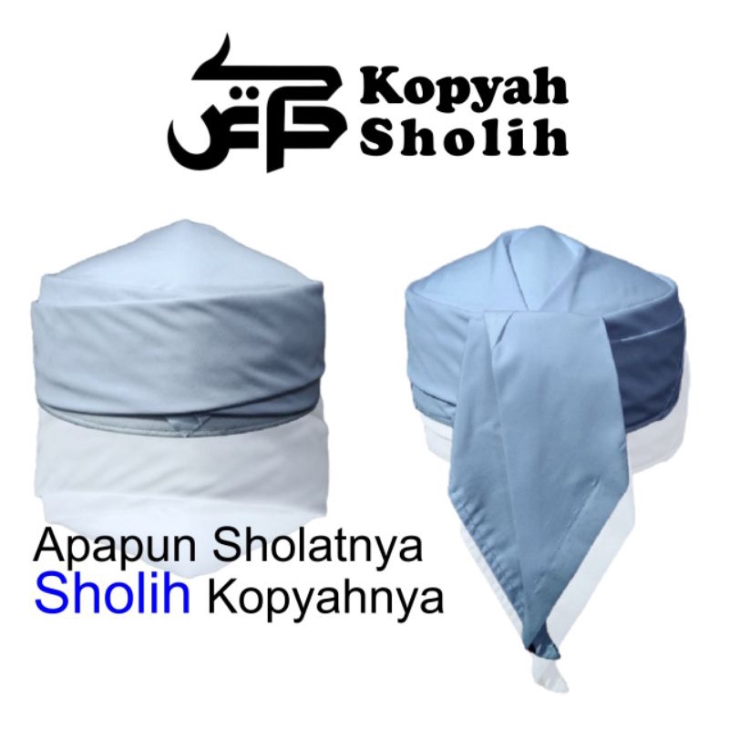 peci dewasa kopyah Sholih imamah permanen batik