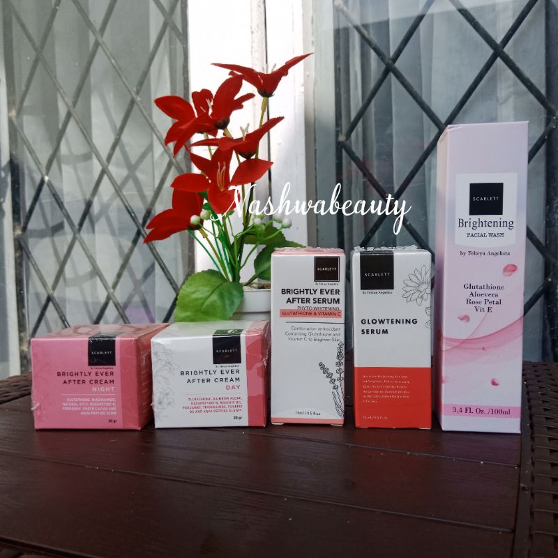 FREE GIFT/BOX | Paket Perawatan wajah Scarlett Whitening 100% Original