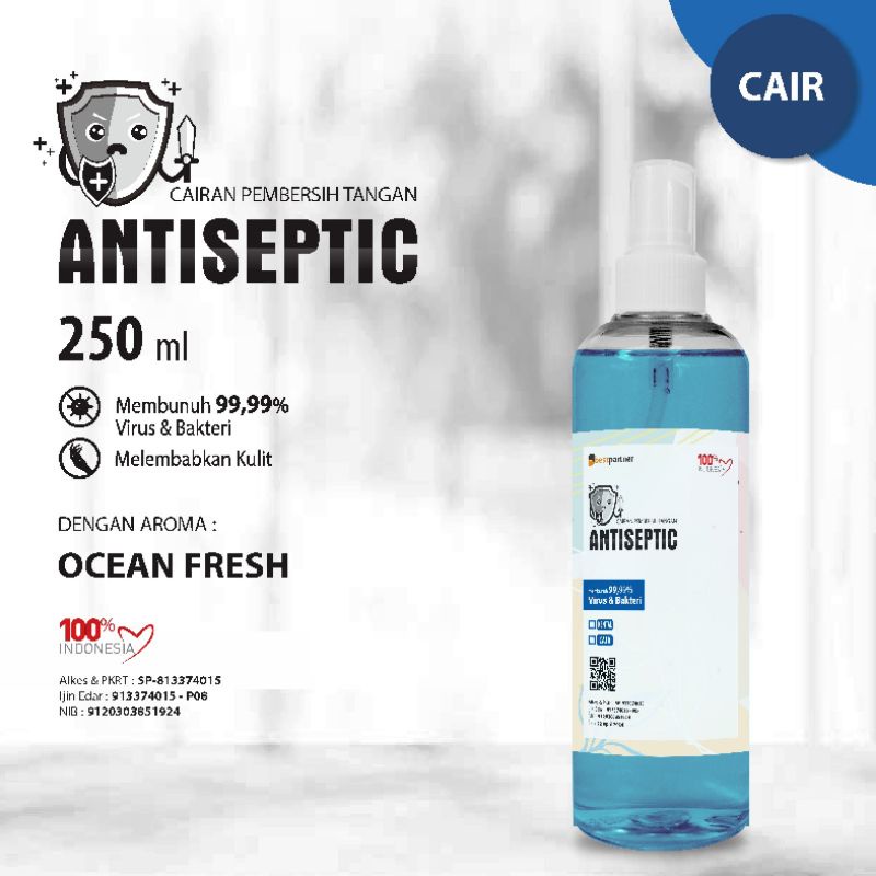 Handsanitizer cair spray 250 ml aroma wangi segar