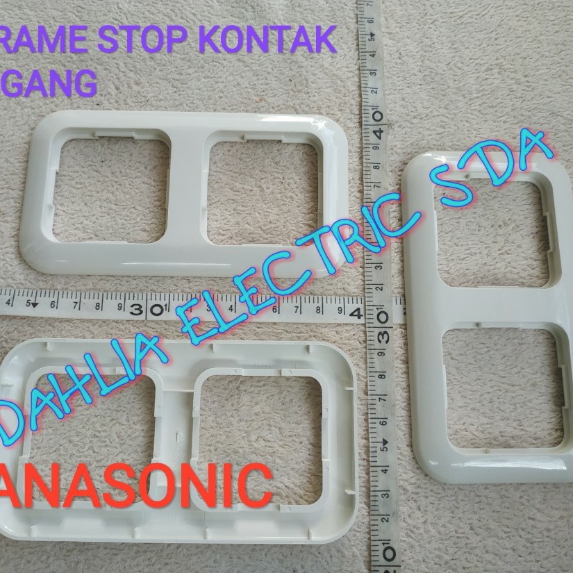 FRAME STOP KONTAK 2 GANG PANASONIC