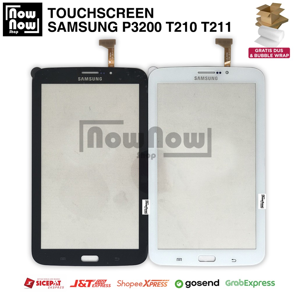 TOUCHSCREEN TS LAYAR SENTUH TC SAMSUNG GALAXY TAB3 TAB 3 P3200 T210 T211 7 INCH TOUCH SCREEN