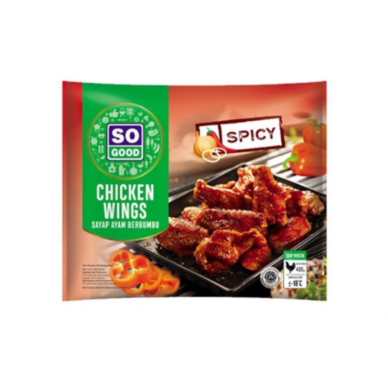 

So Good Chicken Wings Spicy uk 400 gr