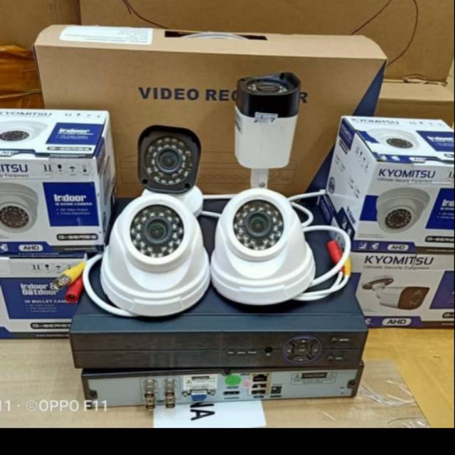 PAKET CCTV 4CH AHD 3MP 720P + HDD 320GB KOMPLIT