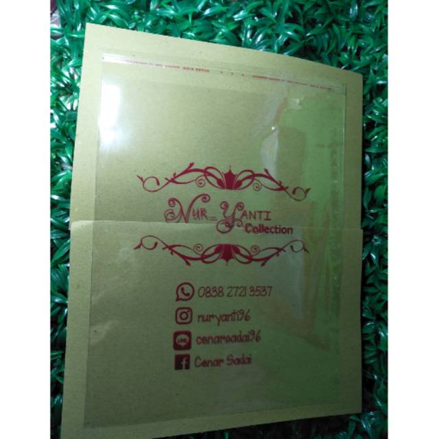 

Plastik sablon transparan 20x30 cm