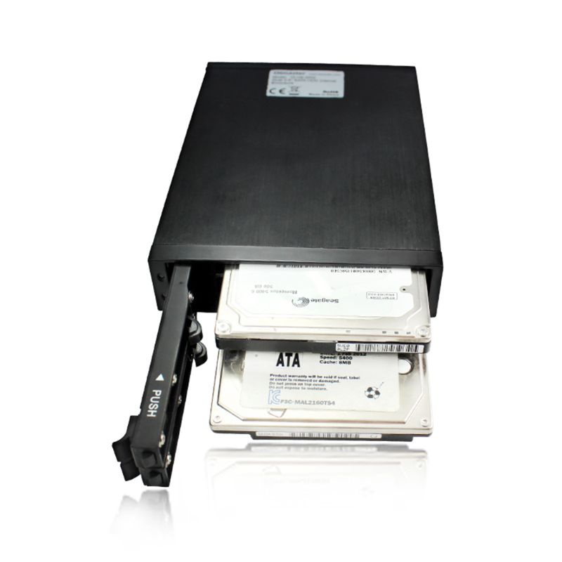 Btsg HE-2005 Dual 2.5 &quot;Hdd Hardisk Kandang Internal Untuk Case Metal Mobile C