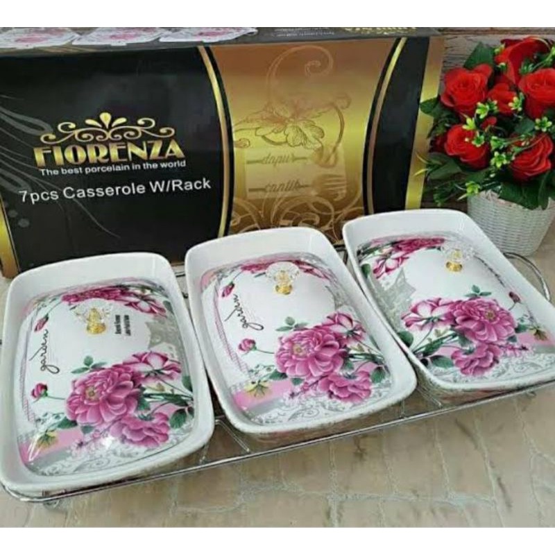 BASI GANDENG/WADAH LAUK 3PCS AK-988 FIORENZA