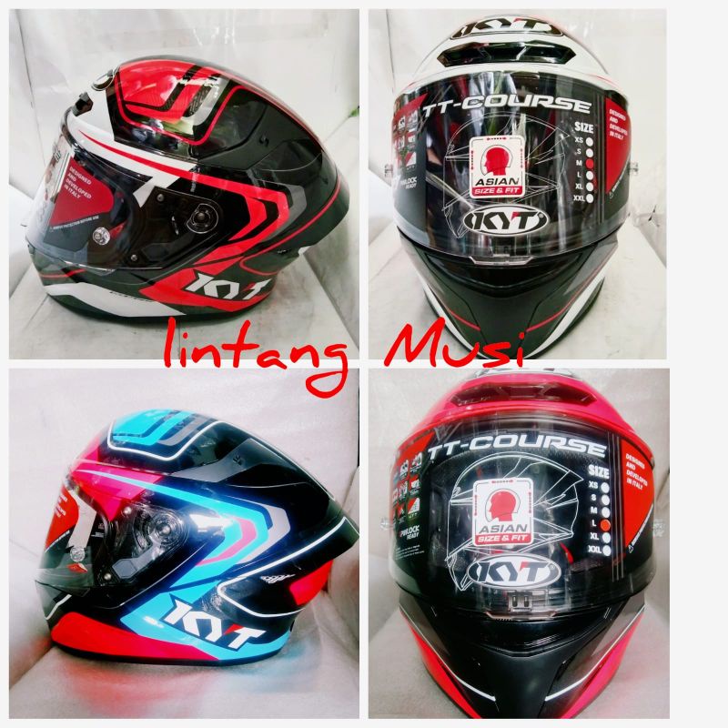 KYT TTC OVERTECH BLACKFUXIA & BLACK/ORANGE