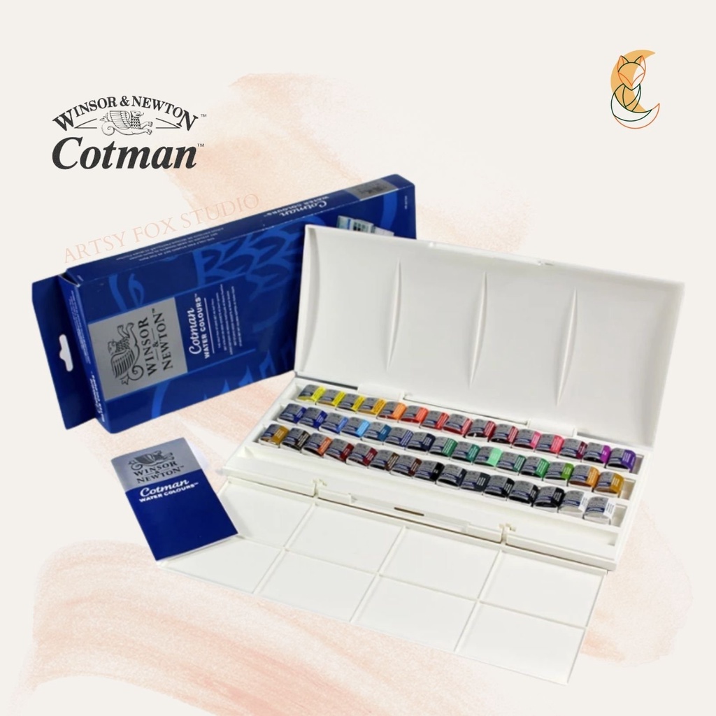 

Cat Air Winsor & Newton Cotman 36 Half Pan Watercolor Studio Set
