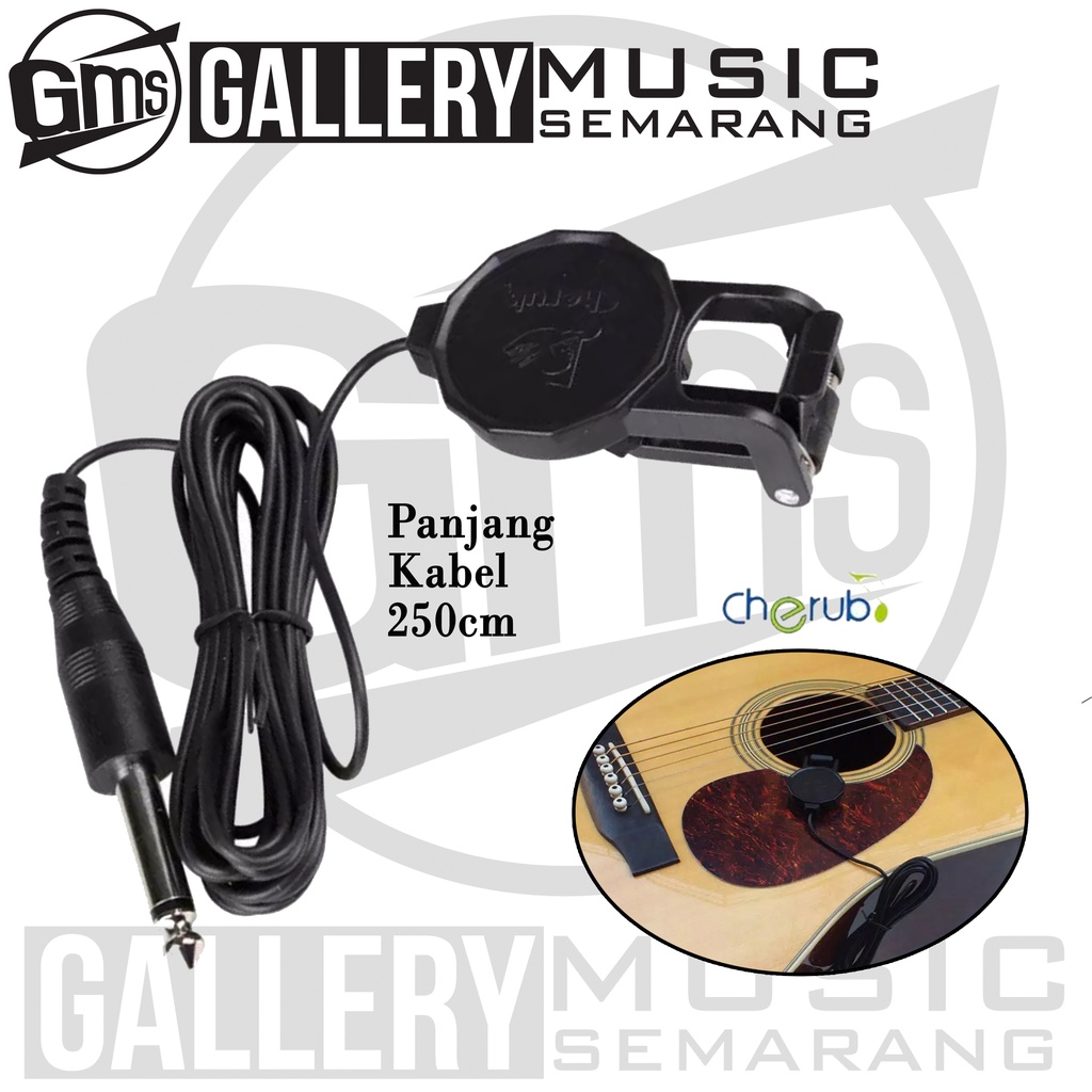 Pickup Cherub WCP-60G Import Pickup Gitar, Ukulele dan Biola - Spul Tempel