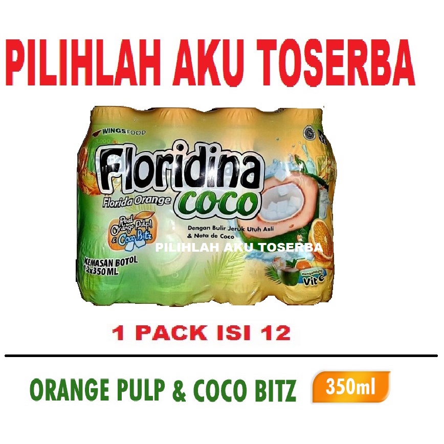 

FLORIDINA Orange Coco / Jeruk Kelapa 350 m - (1 pack isi 12 btl)