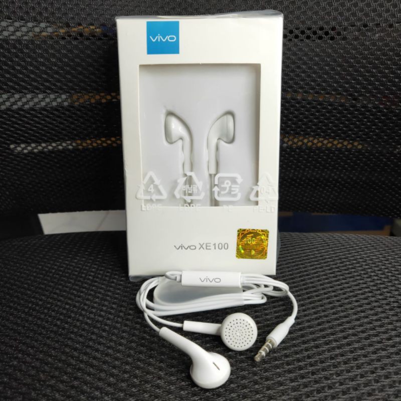 Headset Vivo XE100 Hifi Original 100% Stereo Bass