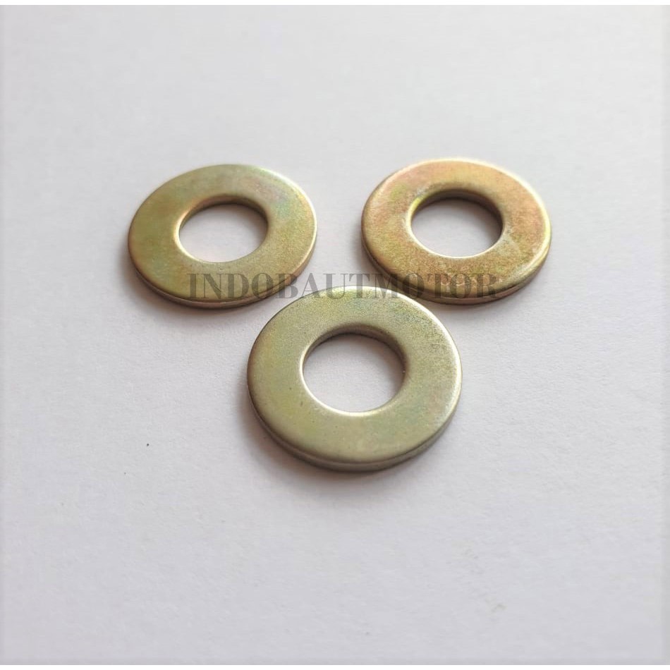 [100 PCS] Ring Plat M8 Kuning