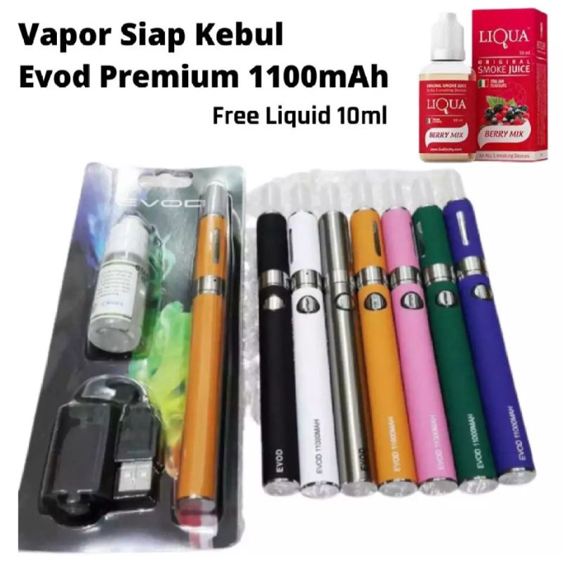 New elektronik kecil lainnya VAVE EVOD 1100mAh Full Set Bonuss Cairan 10ml