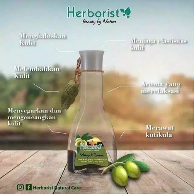 Herborist Minyak Zaitun 150ML &amp; 75ML~Herborist Massage Oil Original 100%