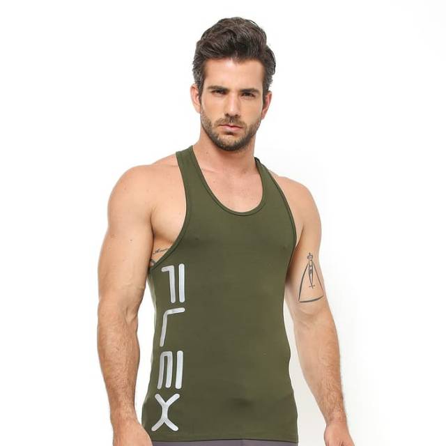 FSS-018AR Singlet sport fitness bodyfit FLEX army