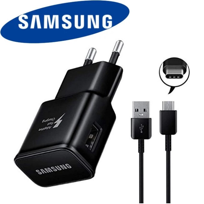 Charger Samsung Galaxy S8 S9 S10 Note 8 Note 9 Fast Charging Original Type C Tipe C