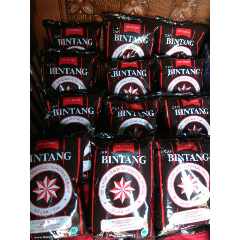 

kopi bubuk cap bintang asli semendo 100g