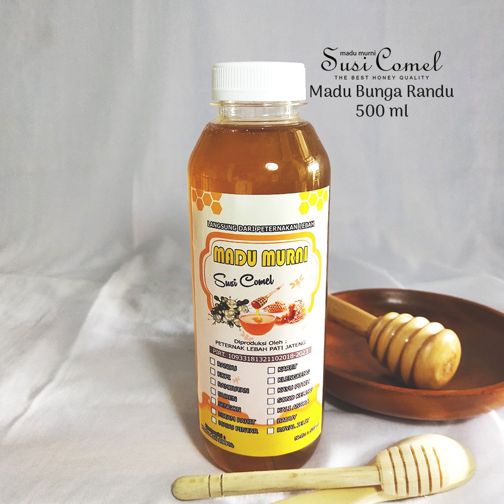 

[COD] Madu Bunga Randu 500 ml MURNI ASLI - MADU SUSI COMEL