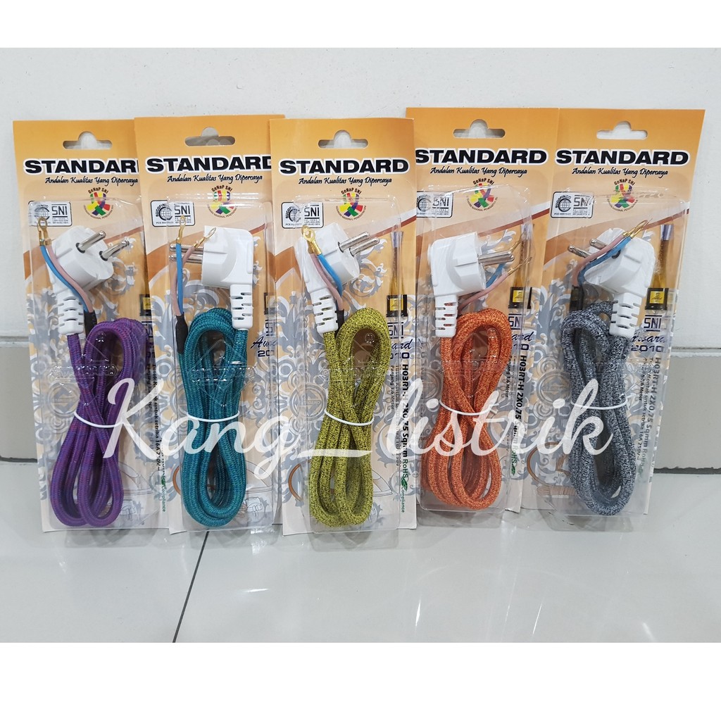 Kabel Setrika STANDARD 14037 1.6M (SNI)