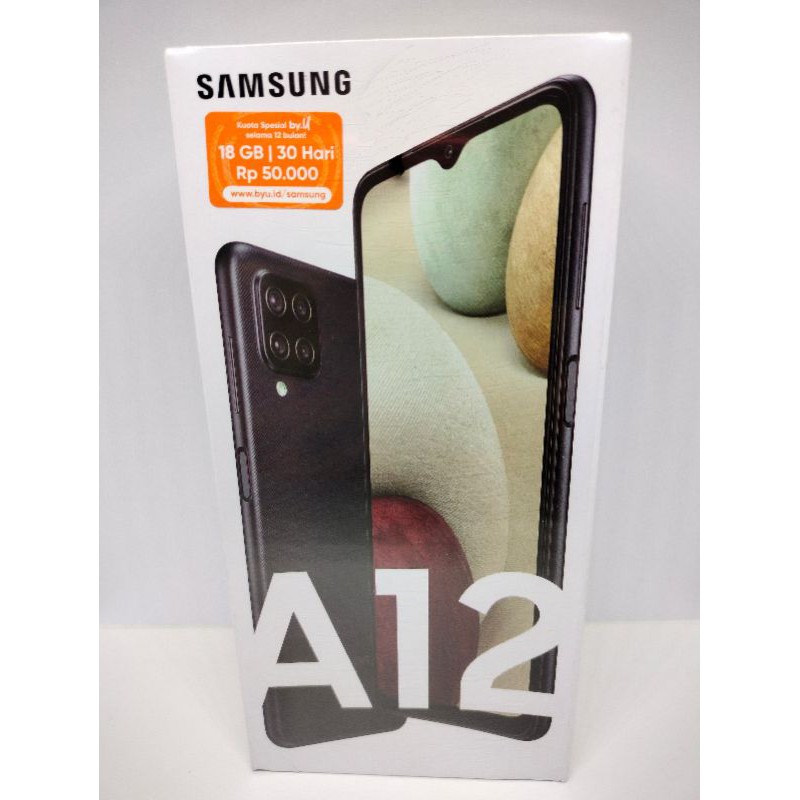 Samsung A12 Ram 6/128 Garansi resmi