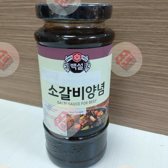 

Silahkan Order] Cj Beksul Korea BBQ Galbi Yangnyem Marinade Sauce 290gr / Saus Kalbi