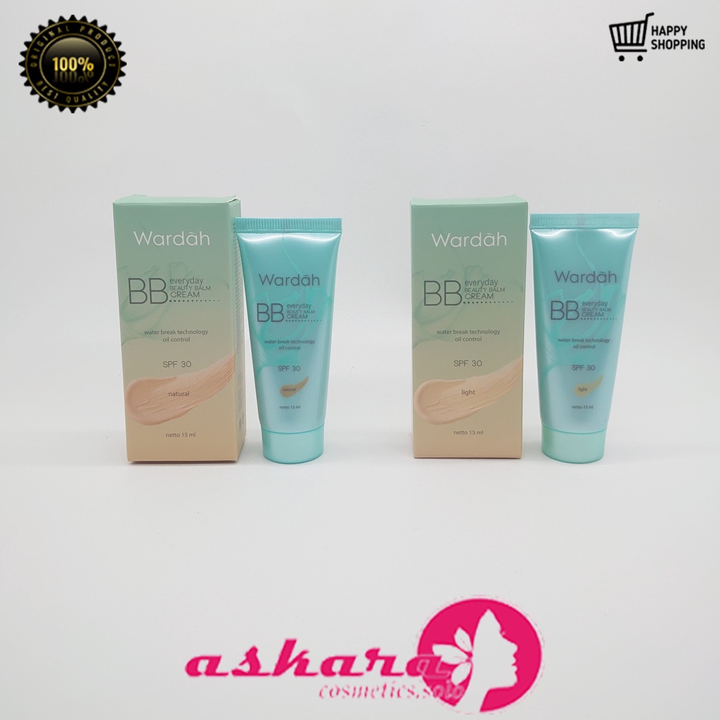 Wardah Everyday BB Cream 15 ml / Wardah Everyday Beauty Balm Cream SPF 30 / Wardah Everyday Series