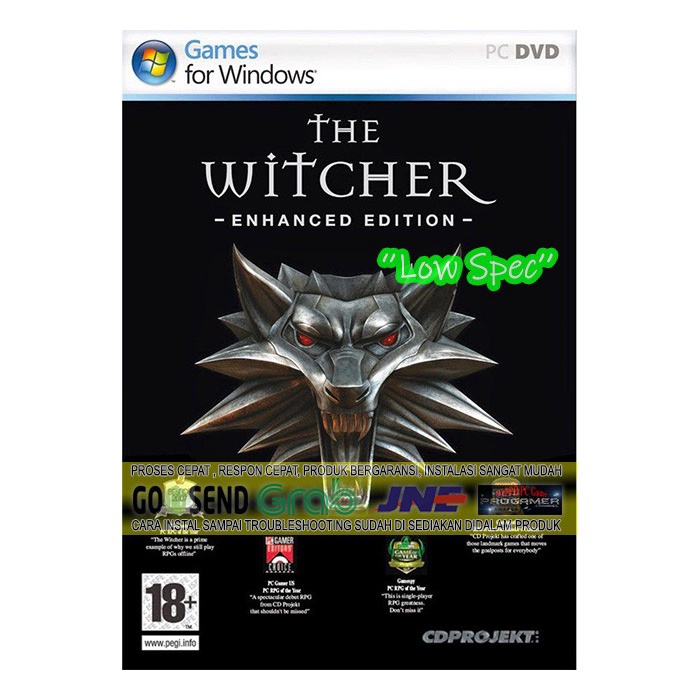 THE WITCHER ENHANCED EDITION | CD DVD GAME | PC GAME | GAMING | KASET