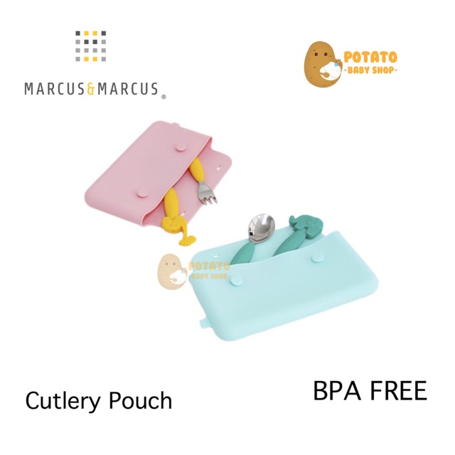 Marcus &amp; Marcus - Cutlery Pouch case tempat sendok