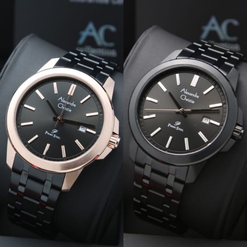 Jam Tangan Alexandre Christie Ac 1017 Sepasang / Couple Original Garansi Resmi