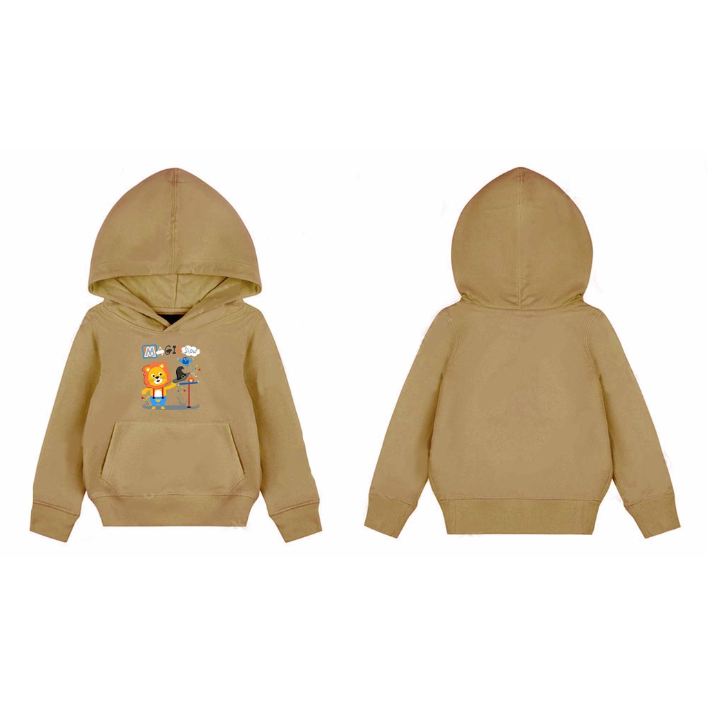 Hoodie Magic Show Sweater Pakaian Fleece Anak M -XL