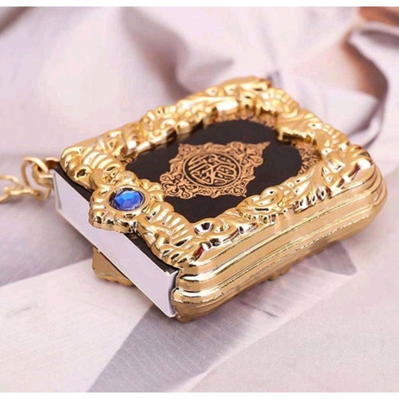 AL QURAN MINI GANTUNGAN KUNCI AL-QURAN KECIL KEY CHAIN SOUVENIR